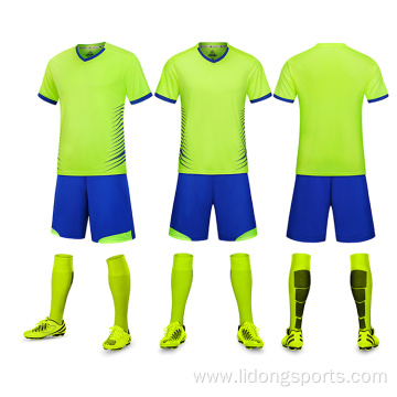Top Sale New Football Soccer Team Uniform Wear